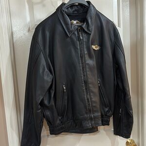 NWOT Harley-Davidson Black Leather 100th Anniversary Jacket